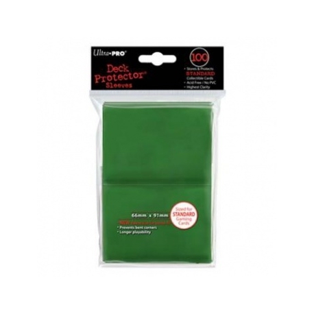 UP - STANDARD SLEEVES - GREEN (100 SLEEVES)