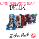 Wonderland's War DELUX- Kickstarter sticker set