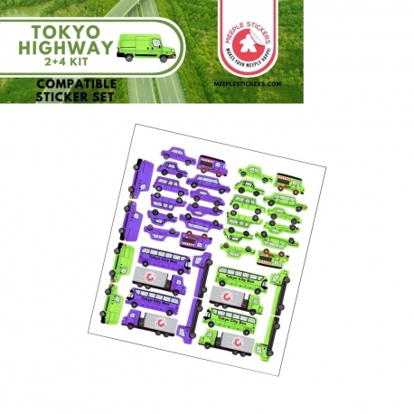 Tokyo Highway 2 + 4 Kit sticker set
