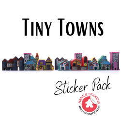 Tiny Towns Set de pegatinas