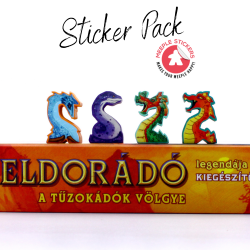 The Quest for El Dorado - Dragons and Treausers sticker set
