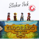The Quest for El Dorado sticker set
