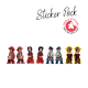 The Quest for El Dorado sticker set
