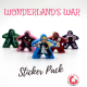Wonderland's War Retail sticker set