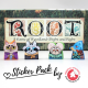 Root Set de pegatinas