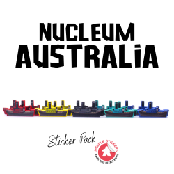 Nucleum-Australia Set de pegatinas