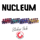 Nucleum Set de pegatinas