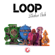 Loop sticker set