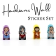 Hadrian's Wall Set de pegatinas