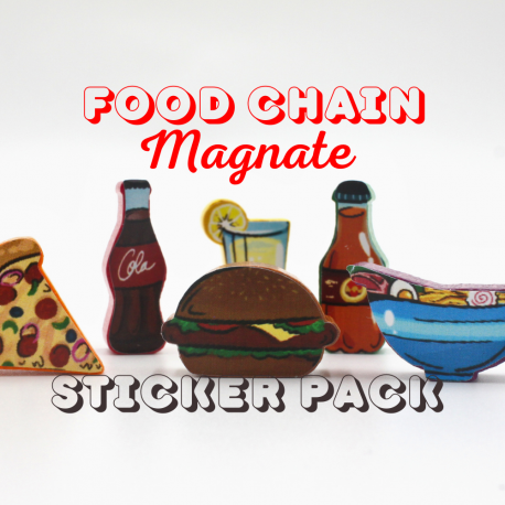 Food Chain Magnate Set de pegatinas