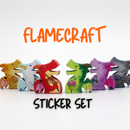 FlameCraft sticker set