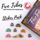 FiveTribes - Artisans sticker set