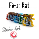 First Rat sticker set