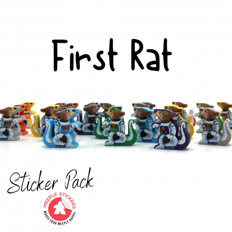 First Rat sticker set