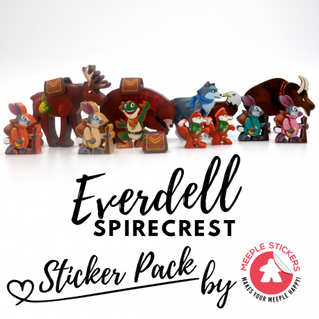 Everdell - Spirecrest sticker set