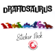 Draftosaurus + Marina and Aerial expansions Set de pegatinas