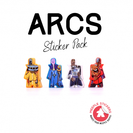 Arcs sticker set