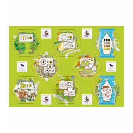 Juego de mesa Keyflower Set de Losetas de Expansión 2 (Español / Portugués) de Ediciones MasQueOca