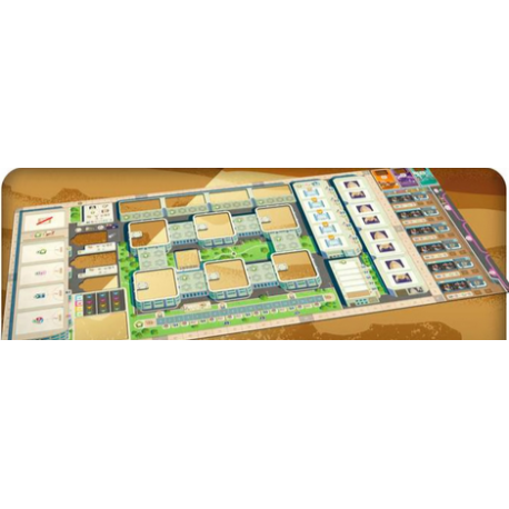 Galactic Cruiser: Deluxe neoprene game mat by Kinson Key Games
