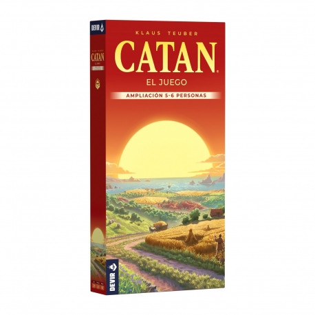 Expansión para 5-6 jugadores del juego de mesa básico Los Colonos De Catan