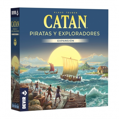  Piratas Y Exploradores Expansión del juego de mesa Catan de Devir