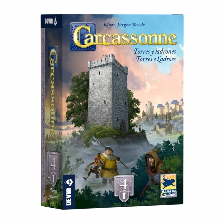 Carcassonne: The Tower you will have a solid storage to store your chips, the Tower itself