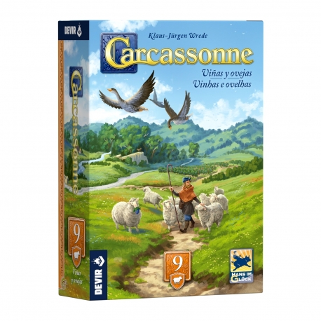 Carcassonne: Vines and Sheep expansion from Devir