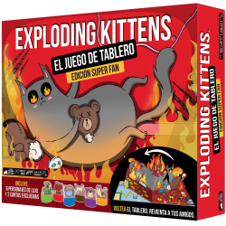 Exploding Kittens: The Board Game Super Fan Edition Exploding Kittens (Spanish)