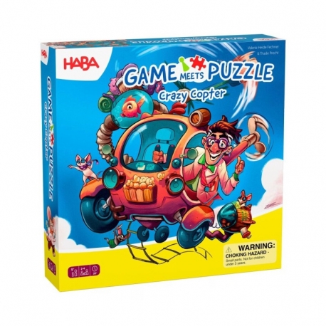 Juego de mesa Game Meets Puzzle: Crazy Copter de HABA