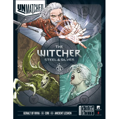 Juego de mesa Unmatched: The Witcher - Steel and Silver (Inglés) de Iello