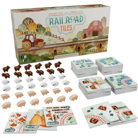 Juego de mesa Railroad Tiles: Countryside Expansion (Inglés) de Horrible Guild