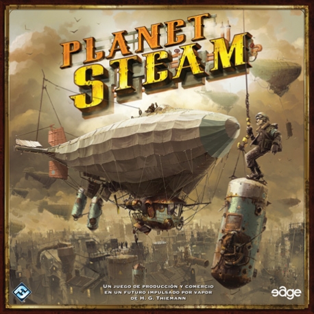 Planet Steam juego de mesa de recolección de recursos y comercio 