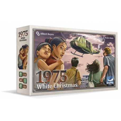 1975 White Christmas board game from Looping Games