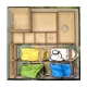 Insert compatible with Life in the Amazon board game by Without Mess