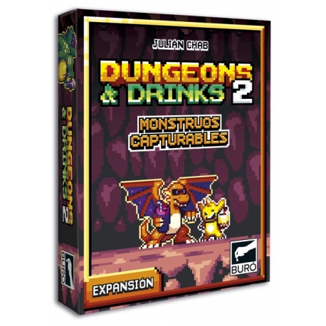 Dungeons & Drinks 2 Card Game Expansion from Buró de Juegos