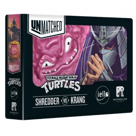 Expansión Unmatched Adventures: Shredder vs Krang de TCG Factory
