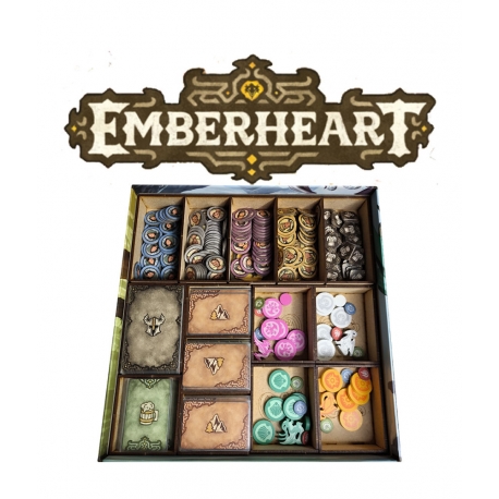 Insert compatible with EMBERHEART board game by Without Mess