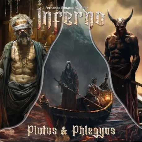 Inferno: Phlegyas and Plutus from Maldito Games (Spanish)