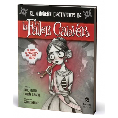 El cuaderno de actividades en valenciano del juego La Fallera Calavera de Zombi Paella