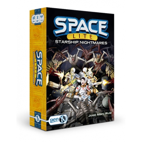 Space Lite: Starship Nightmares board game from GenX Games (Spanish)
