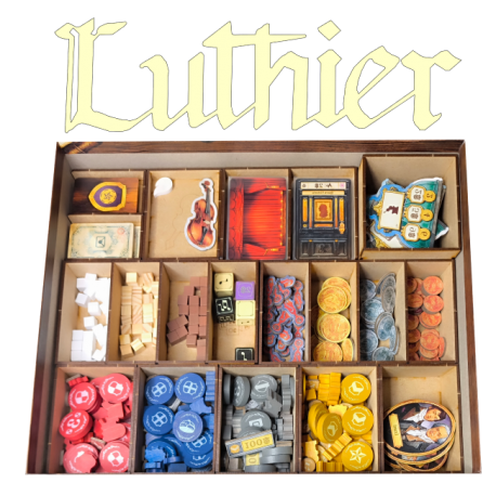Insert compatible with LUTIER board game by Without Mess