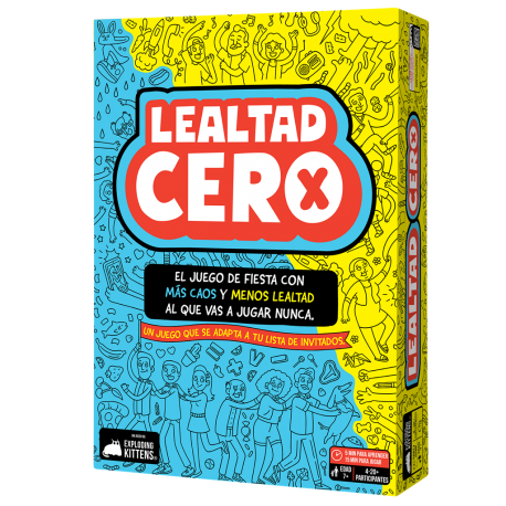 Zero loyalty (Spanish) table game from Exploding Kittens