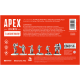 Juego de mesa de miniaturas Apex Legends: El juego de tablero de Glass Cannon