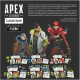 Juego de mesa de miniaturas Apex Legends: Expansión Pelotón 1 de Glass Cannon