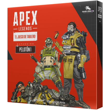Juego de mesa de miniaturas Apex Legends: Expansión Pelotón 1 de Glass Cannon