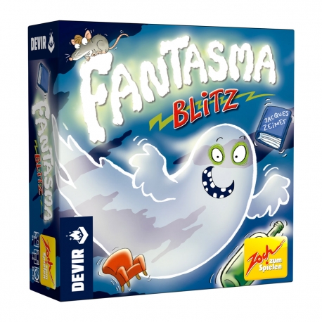 BLITZ Ghost, Reflex game for 2-8 players fulminant reactions. Box content