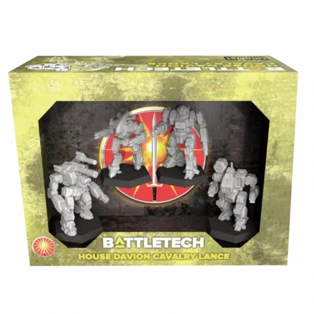 BattleTech House Davion Cavalry Lance Force Pack (English)