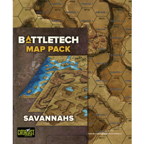 BattleTech Map Pack Savannah