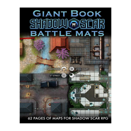 Giant Book of Shadow Scar Battle Mats (English)