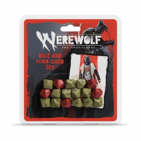 Werewolf RPG Dice and Form Card Set